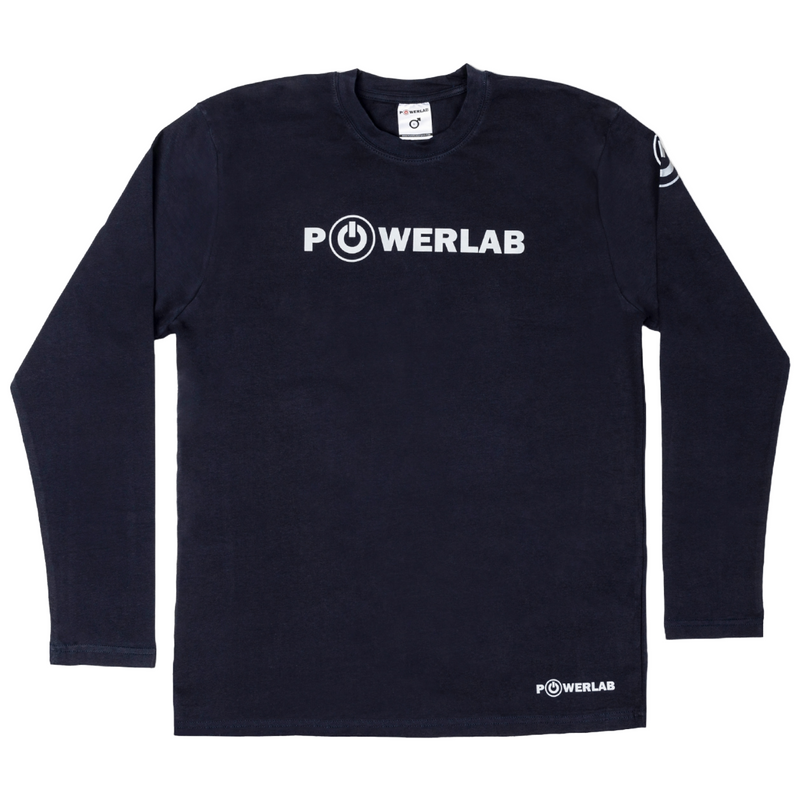Amped Long Sleeve-Navy Blue "Reflective"