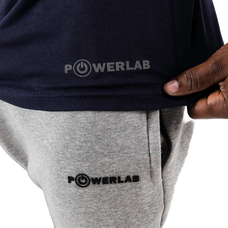 Amped Long Sleeve-Navy Blue "Reflective"