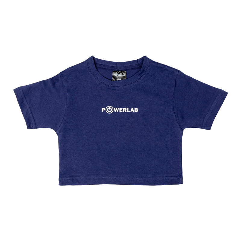 Field Croptop-Indigo Blue