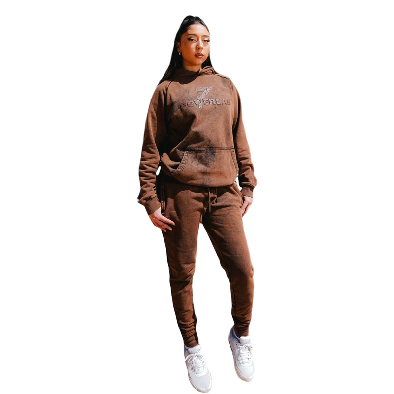 Reactive Joggers-Rust Acid Wash