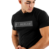 Silverfront Tee-Black "Reflective"
