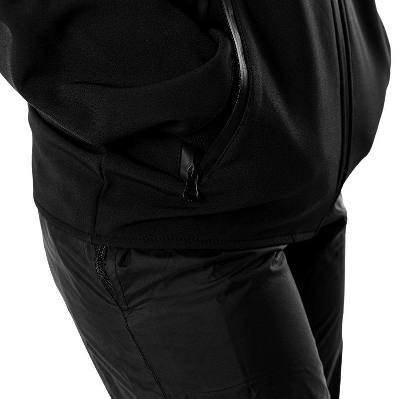 Tactical Jacket-Black "Reflective"
