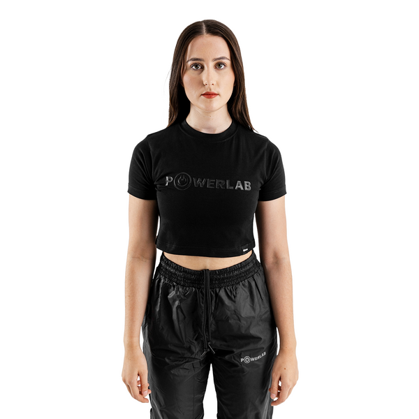 Classic Croptop-Black/Black