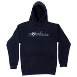 Outline Reflective Hoodie-Navy Blue