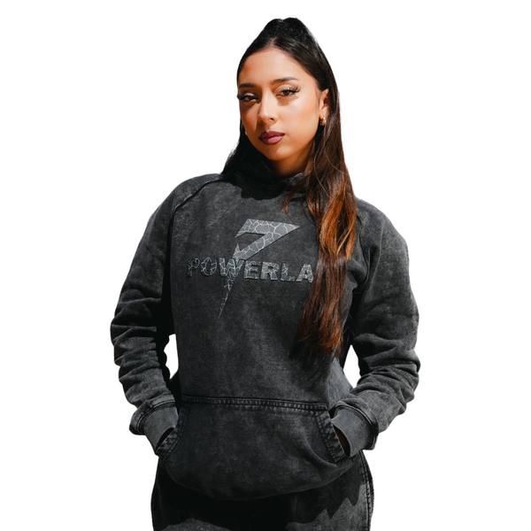 Reactive Hoodie-Graphite Acid Wash