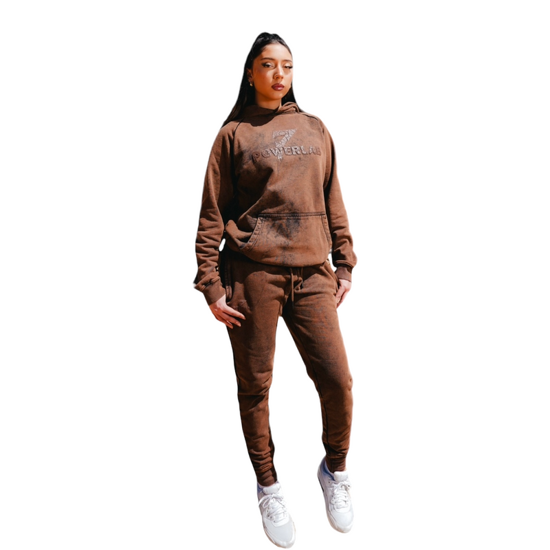Reactive Hoodie-Rust Acid Wash