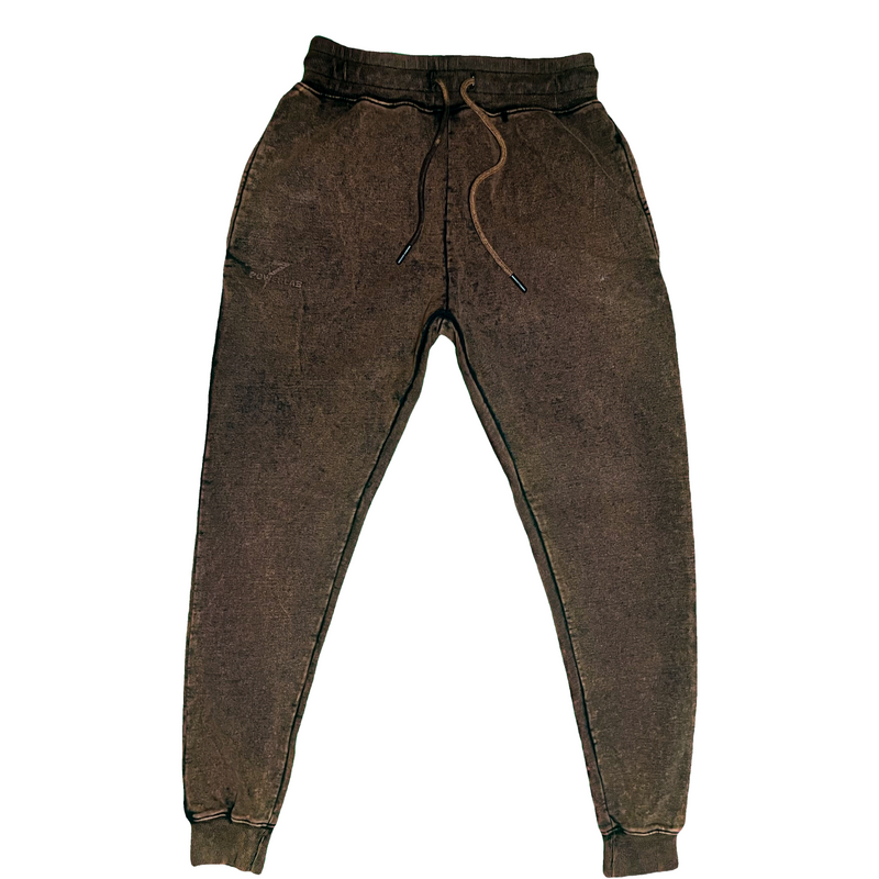 Reactive Joggers-Rust Acid Wash